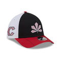 Reds MLB City Connect Black 39THIRTY M-Crown A-Frame Stretch Fit Cap-kentox