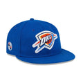 Oklahoma City Thunder NBA Chenille Woven Blue Retro Crown 9FIFTY Cap-kentox