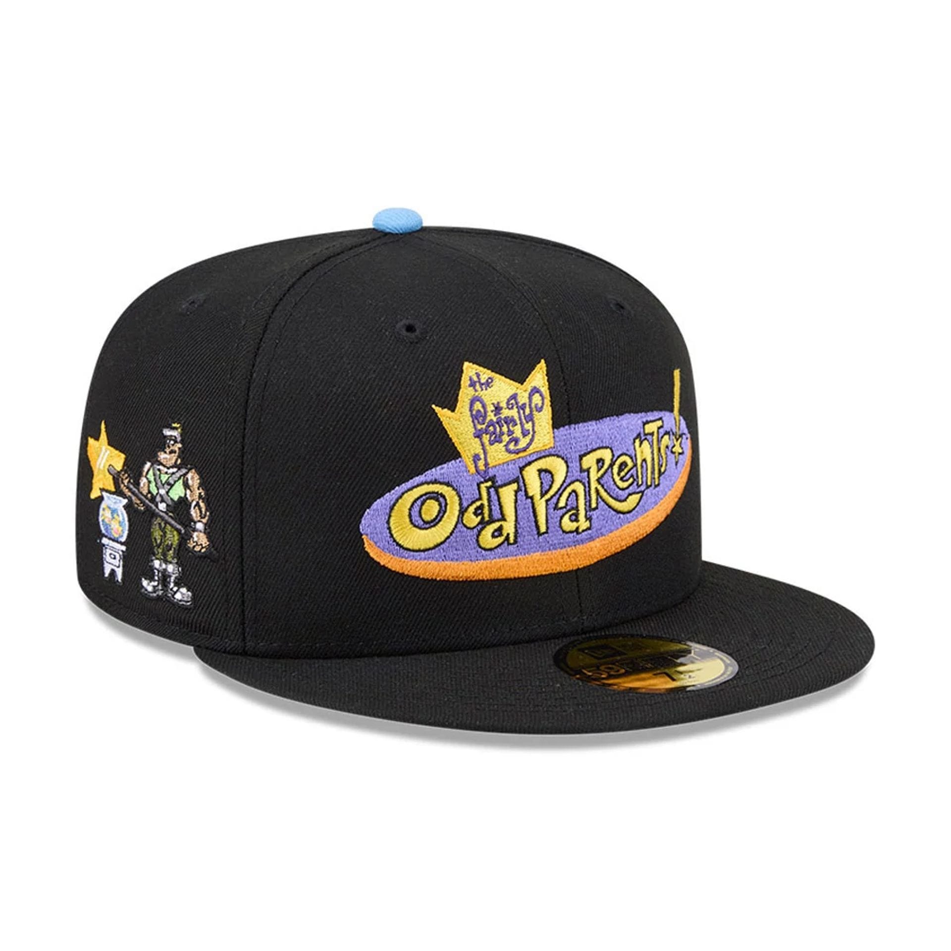 Nickelodeon Fairly Oddparents Jorgen Von Strangle Black 59FIFTY Fitted Cap-kentox