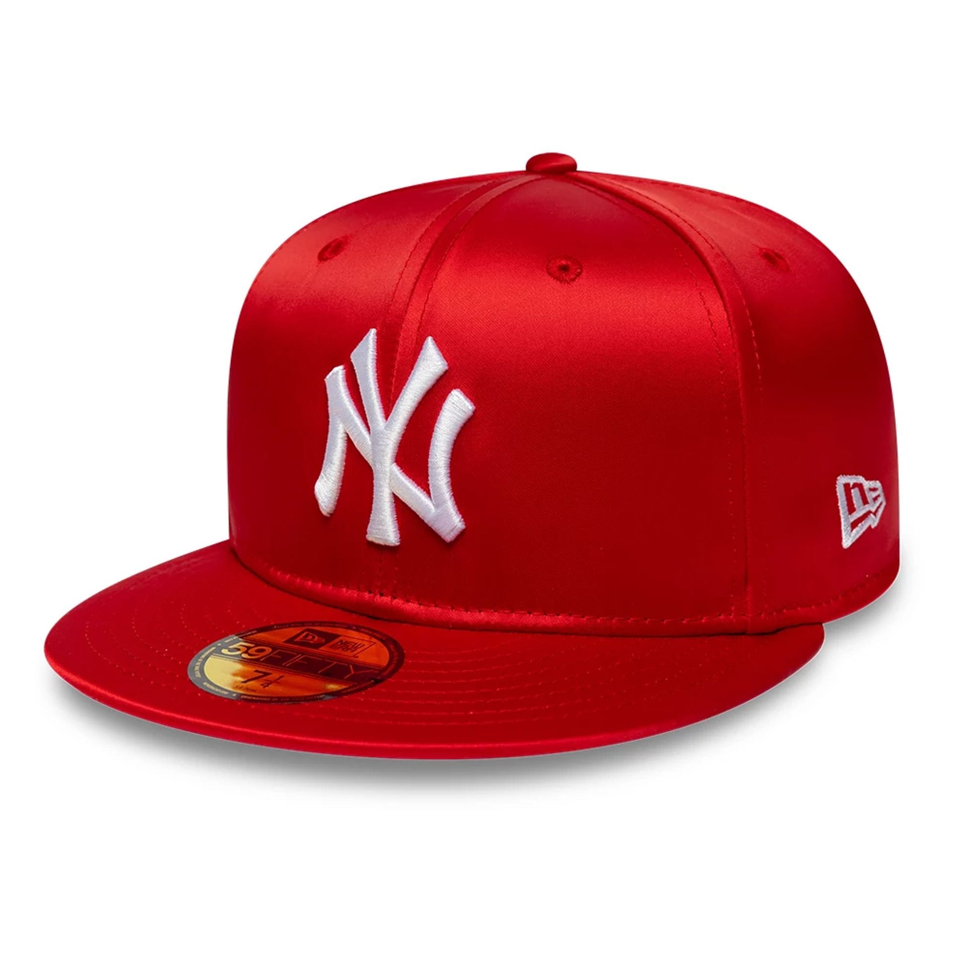 New York Yankees MLB Satin Red 59FIFTY Fitted Cap-kentox