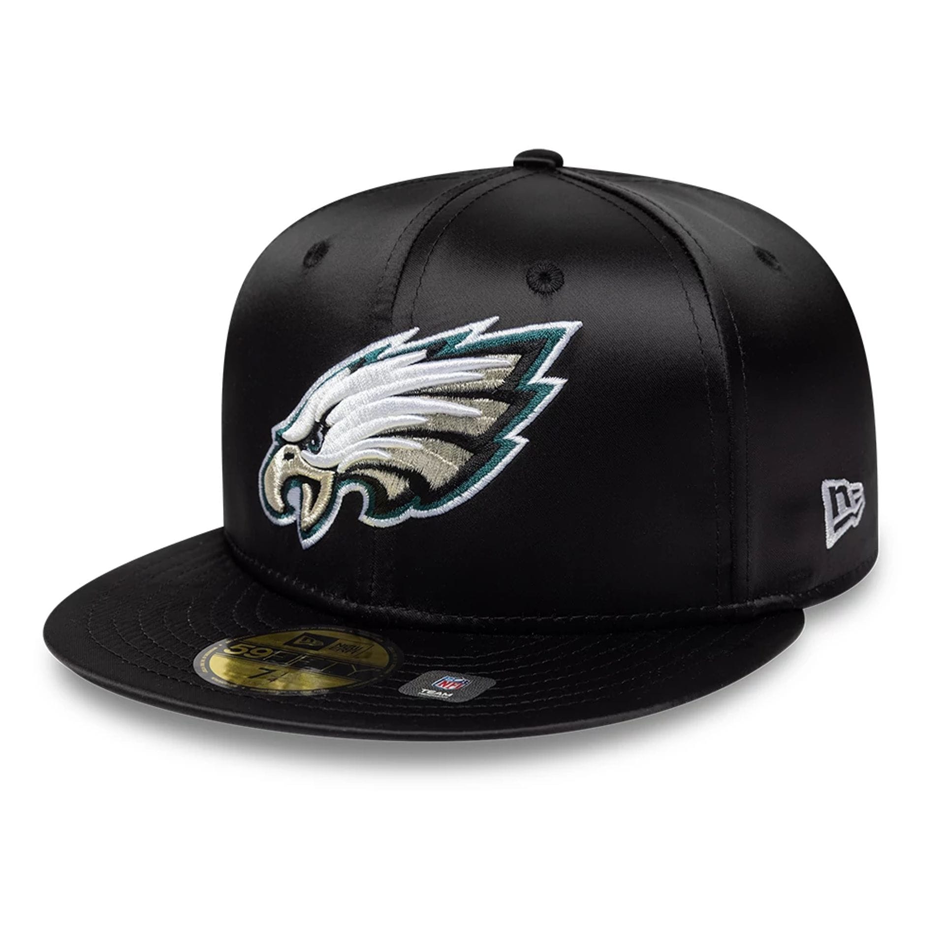 Philadelphia Eagles NFL Satin Black 59FIFTY Fitted Cap-kentox