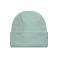 New Era Mohair Pastel Blue Wide Cuff Knit Beanie Hat-kentox