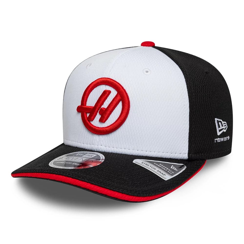 TGR Haas F1 Team Black 9SEVENTY Stretch Snap Adjustable Cap-kentox