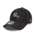 New York Yankees MLB Washed Denim Black 9FORTY Adjustable Cap-kentox
