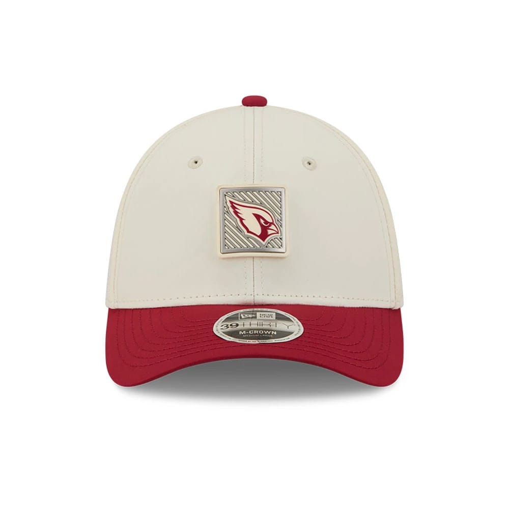 Arizona Cardinals NFL Training 2026 White 39THIRTY M-Crown Stretch Fit Cap-kentox