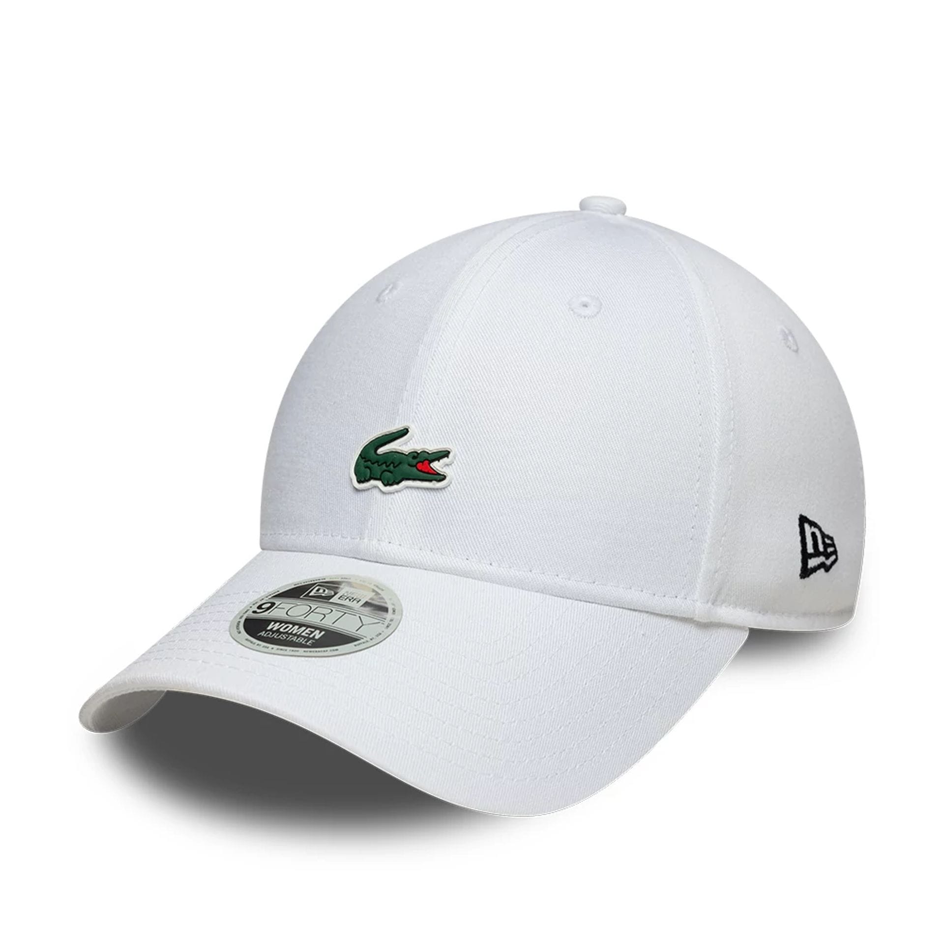 Womens Lacoste X New Era White 9FORTY Adjustable Cap-kentox