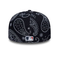 New York Yankees MLB All Over Paisley Navy Low Profile 59FIFTY Fitted Cap-kentox
