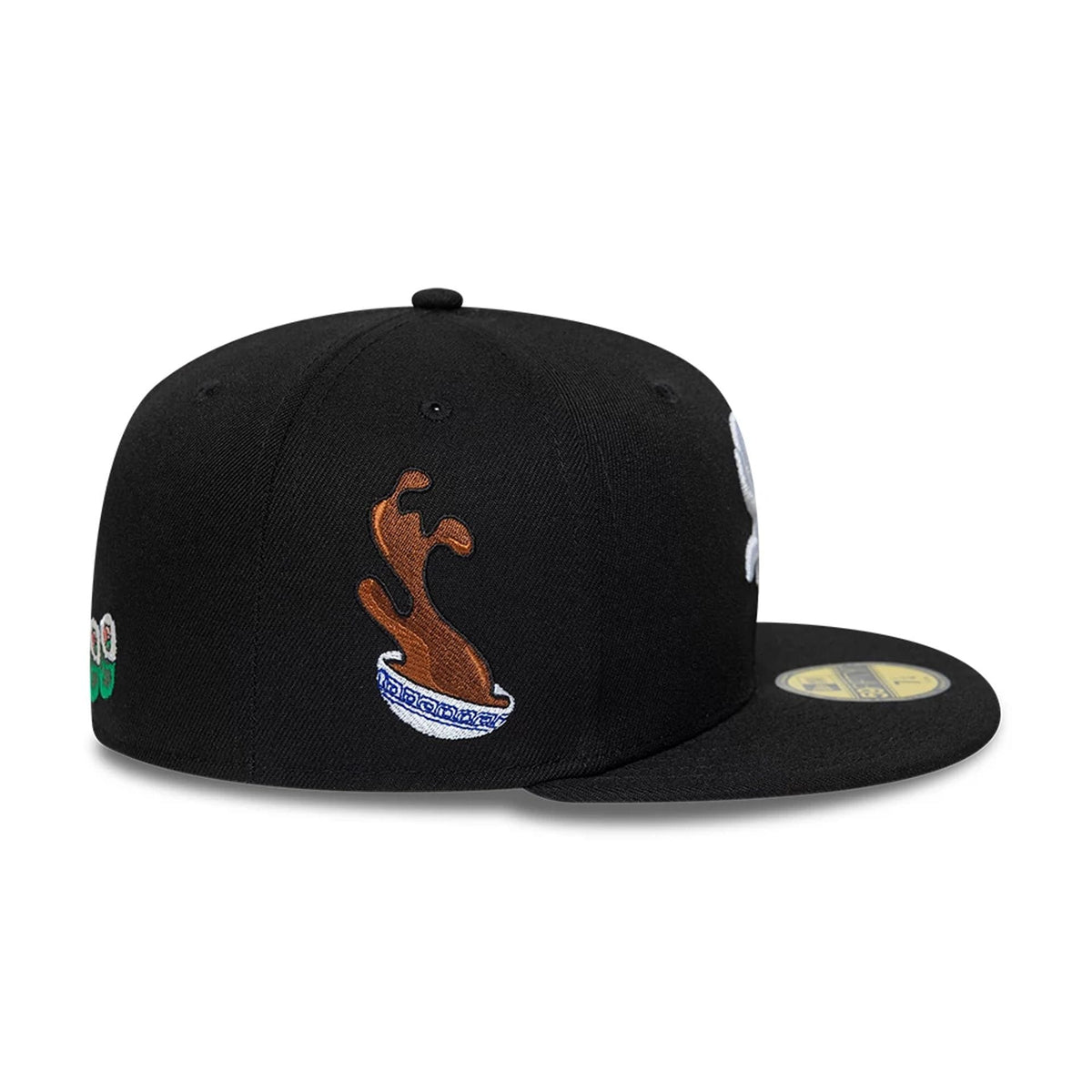 Chicago White Sox MLB Food Black 59FIFTY Fitted Cap-kentox