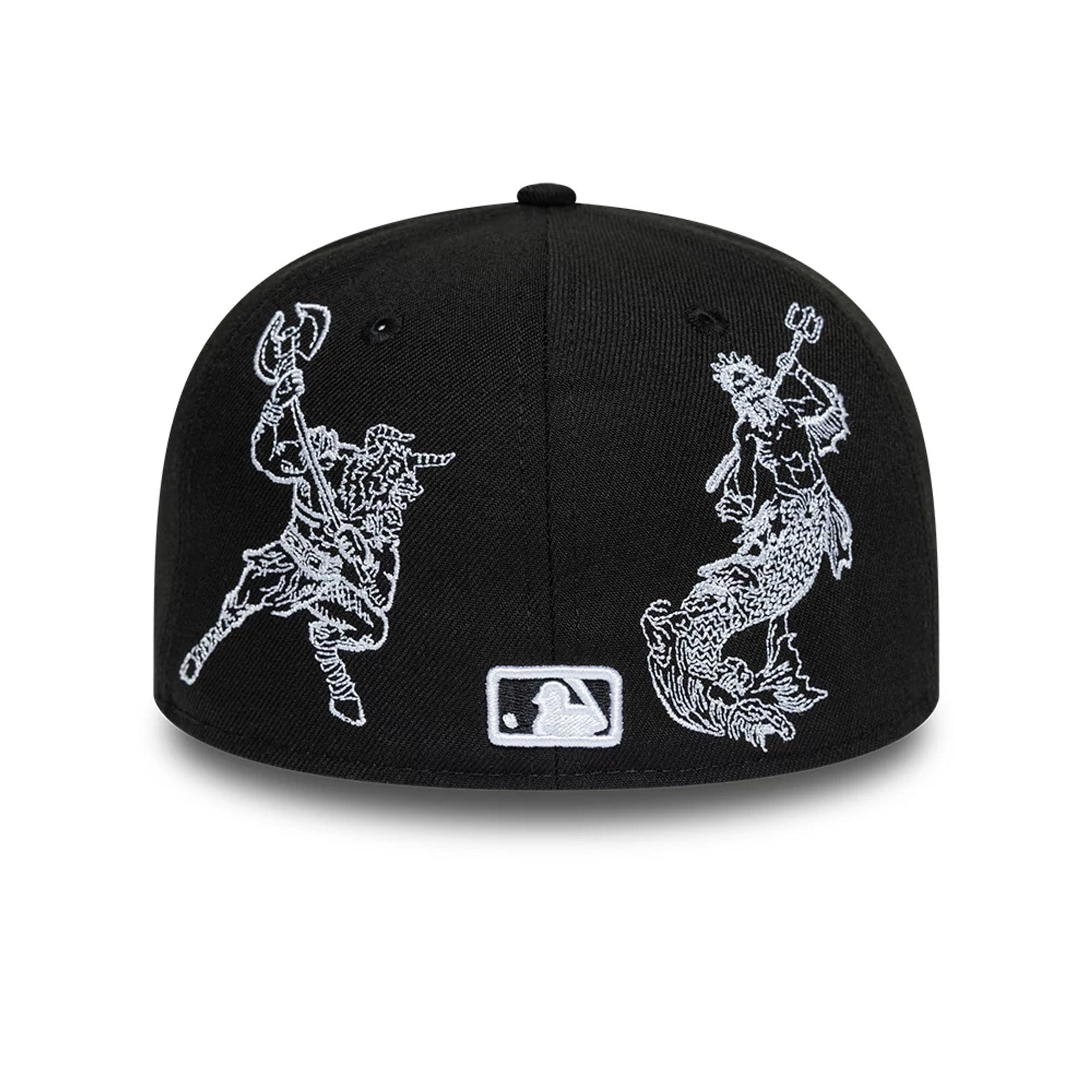 Chicago White Sox MLB Mythical Black 59FIFTY Fitted Cap-kentox