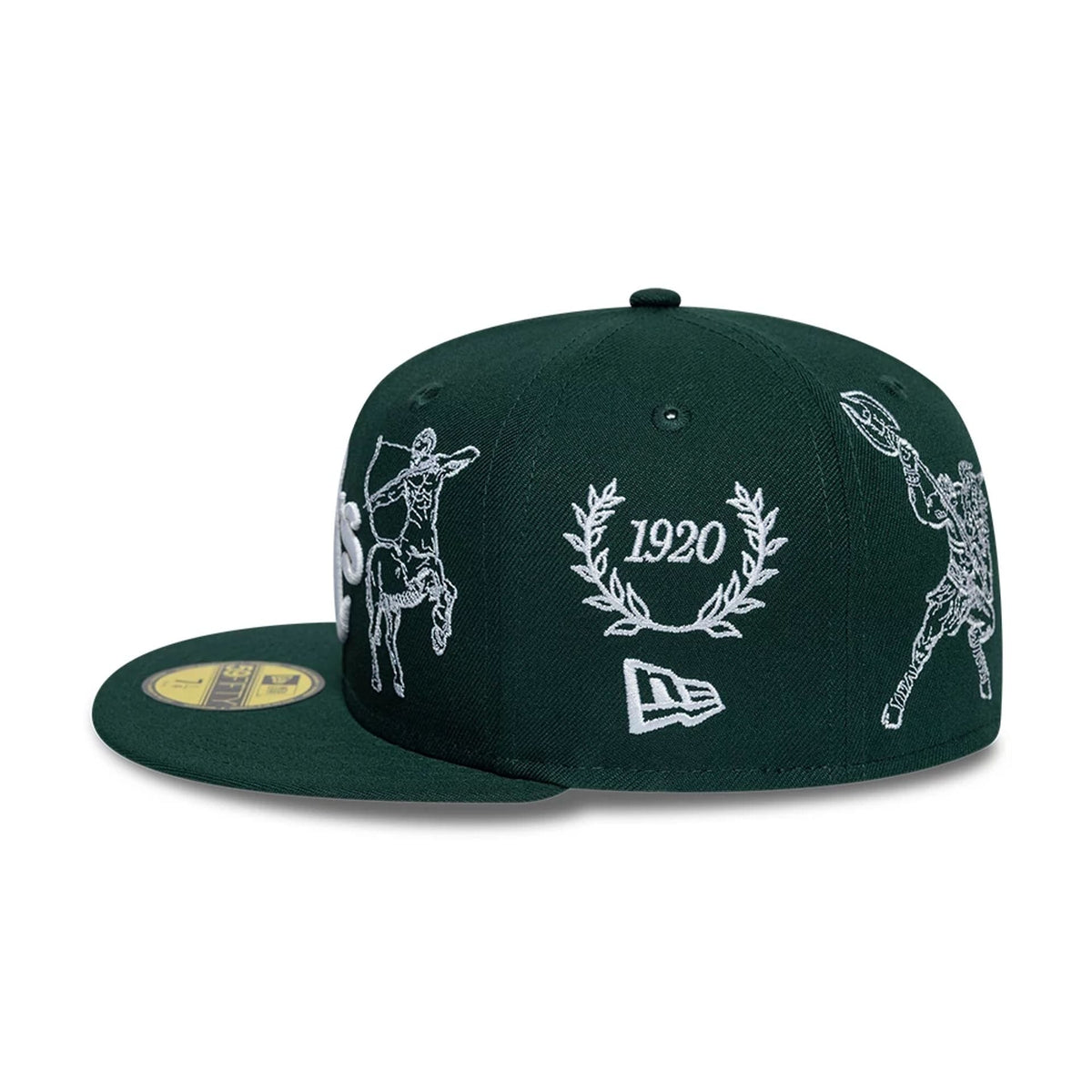 Athletics MLB Mythical Dark Green 59FIFTY Fitted Cap-kentox