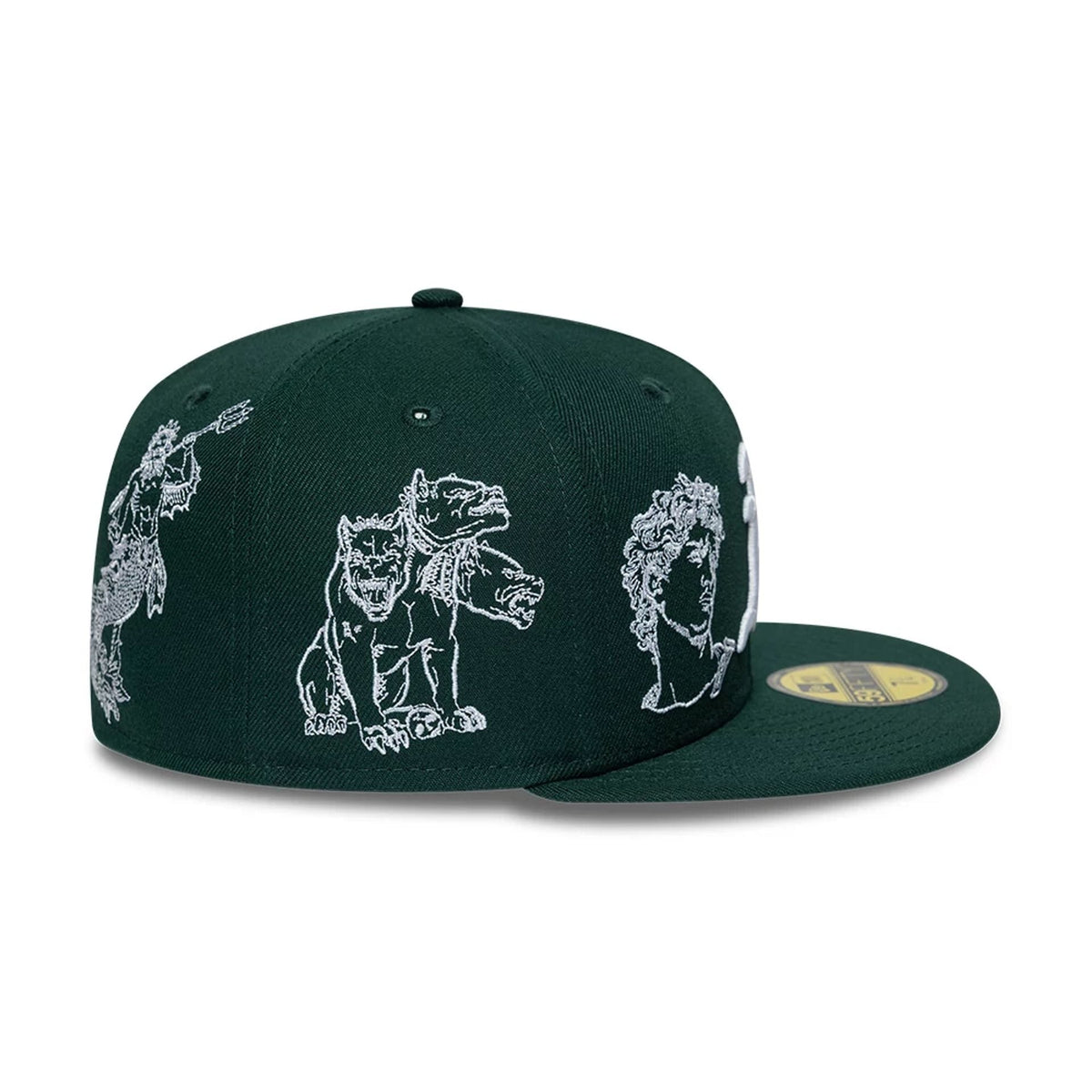 Athletics MLB Mythical Dark Green 59FIFTY Fitted Cap-kentox