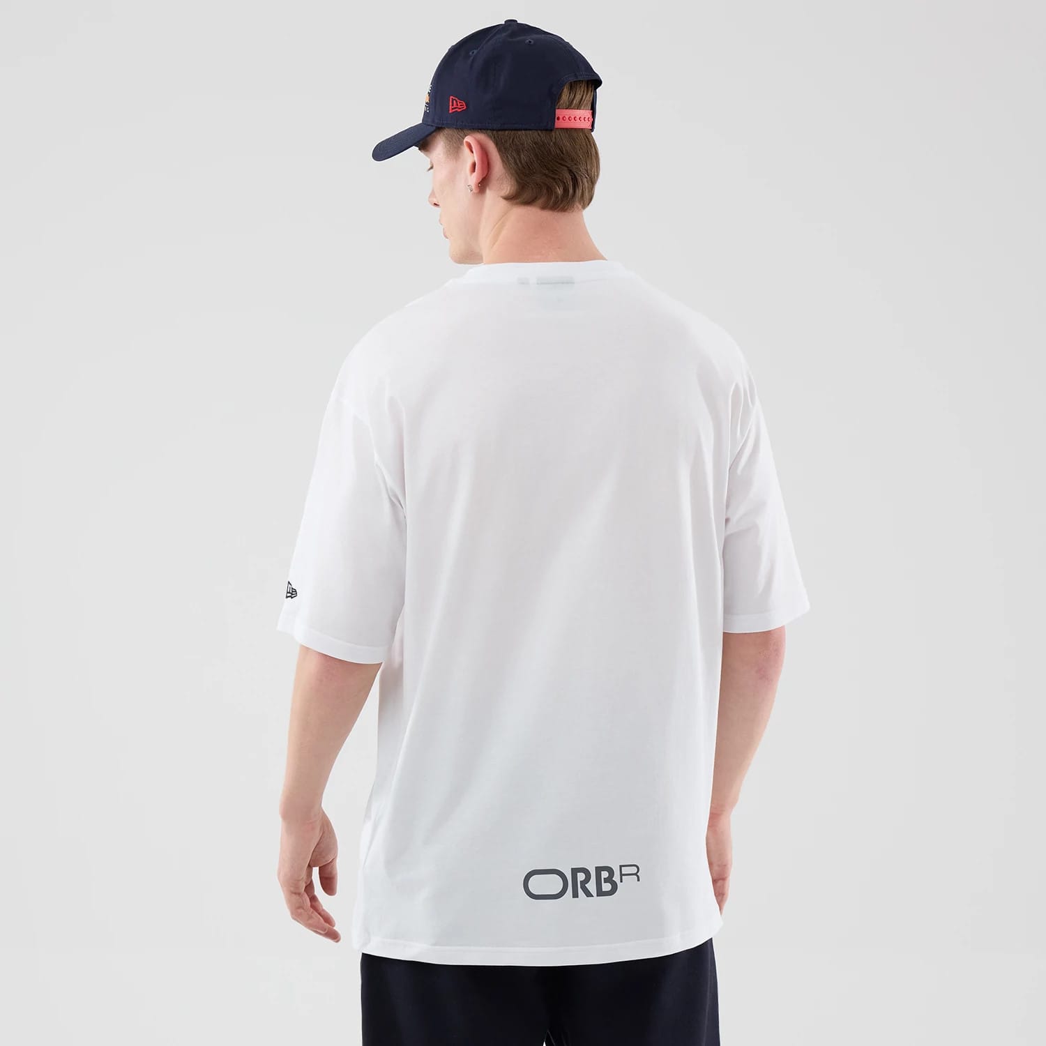 Red Bull Racing Graphic White Oversized T-Shirt-kentox