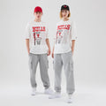 Chicago Bulls NBA Basketball Graphic White Oversized T-Shirt-kentox