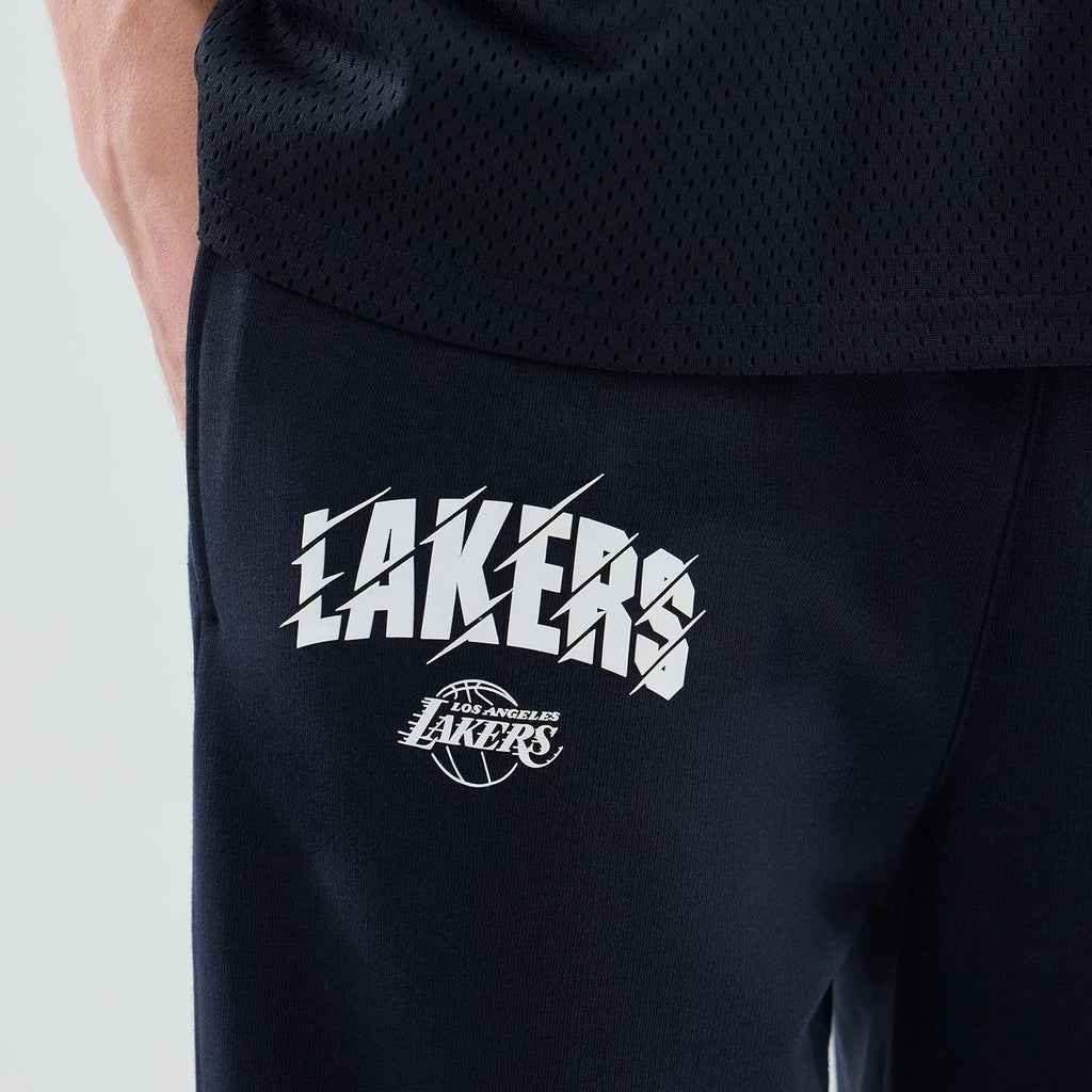 LA Lakers NBA Core Plus Navy Straight Leg Joggers-kentox