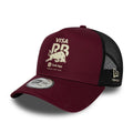 Visa Cash App Racing Bulls Dark Red 9FORTY E-Frame Trucker Adjustable Cap-kentox