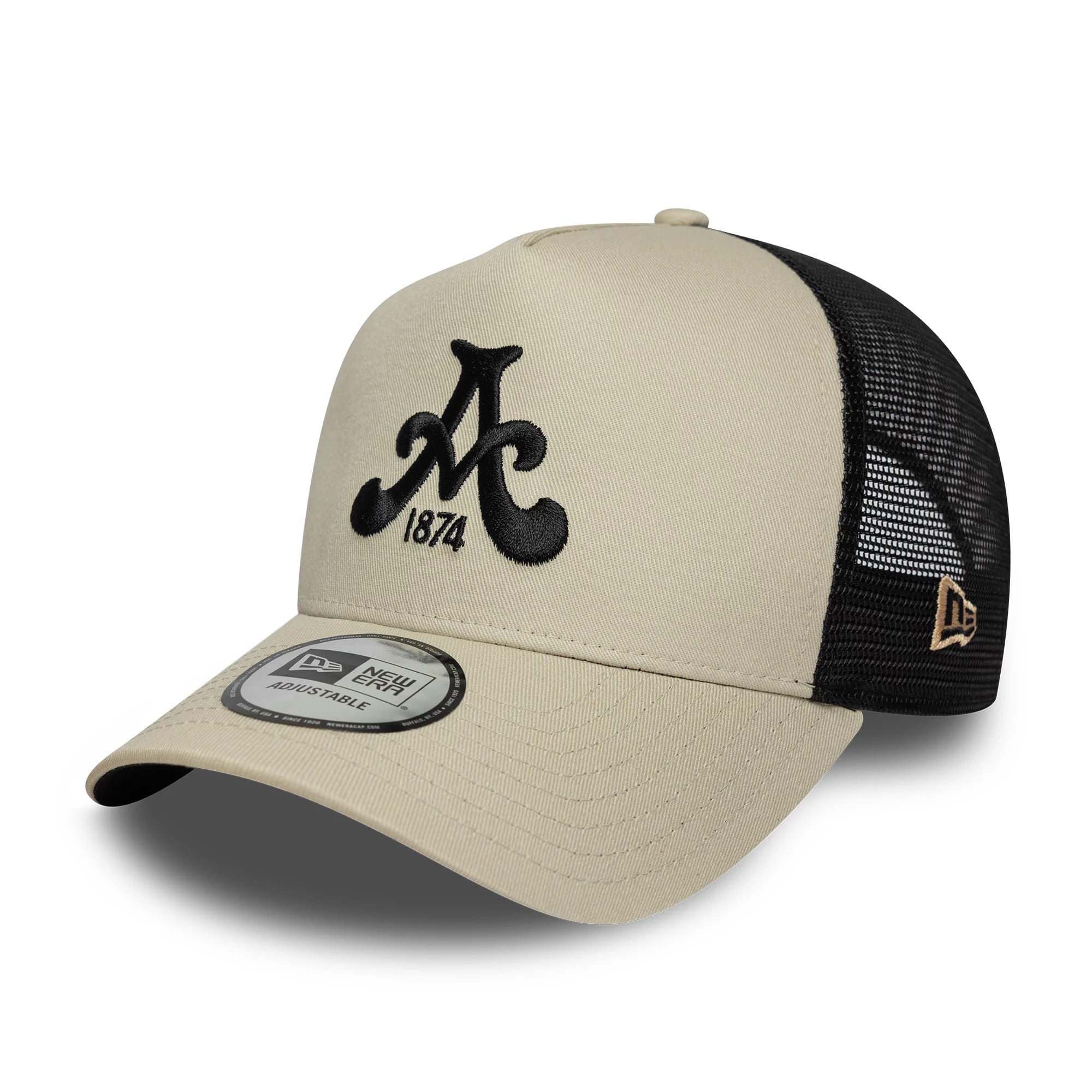 Aston Villa FC Cream 9FORTY E-Frame Trucker Adjustable Cap-kentox