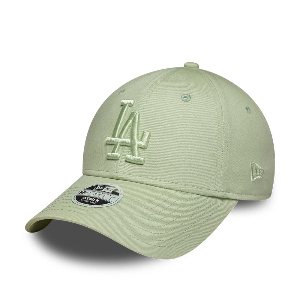 LA Dodgers Womens MLB League Essential Pastel Green 9FORTY Adjustable Cap-kentox
