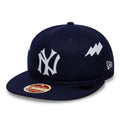 New York Yankees MLB Heritage Navy Retro Crown 9FIFTY Adjustable Cap-kentox