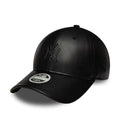 Yankees Womens MLB Diamante PU Black 9FORTY M-Crown Adjustable Cap-kentox