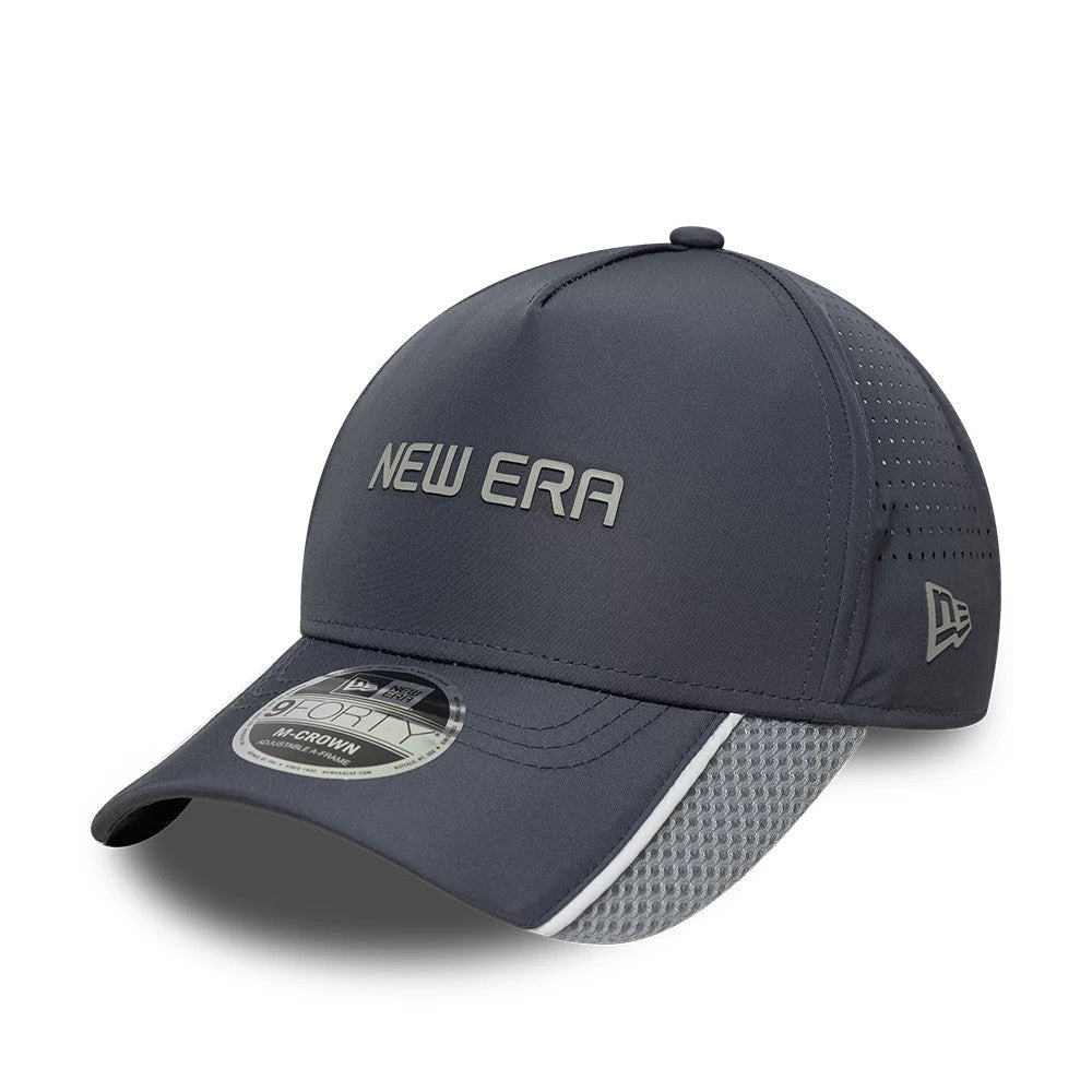New Era Tech Grey 9FORTY M-Crown A-Frame Adjustable Cap-kentox