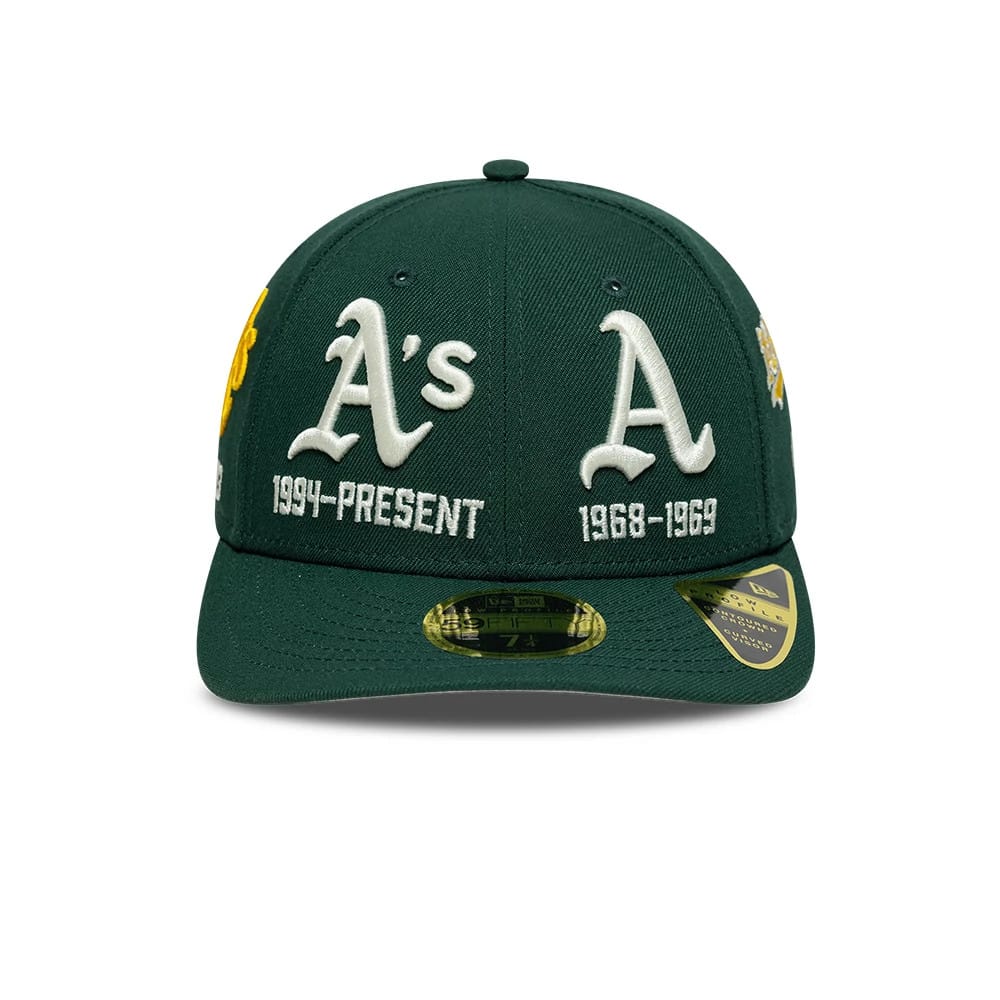 Athletics MLB Historic Dark Green Low Profile 59FIFTY Fitted Cap-kentox