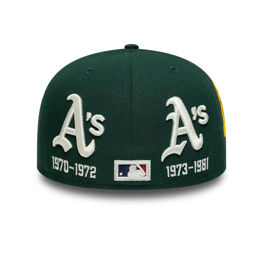 Athletics MLB Historic Dark Green Low Profile 59FIFTY Fitted Cap-kentox