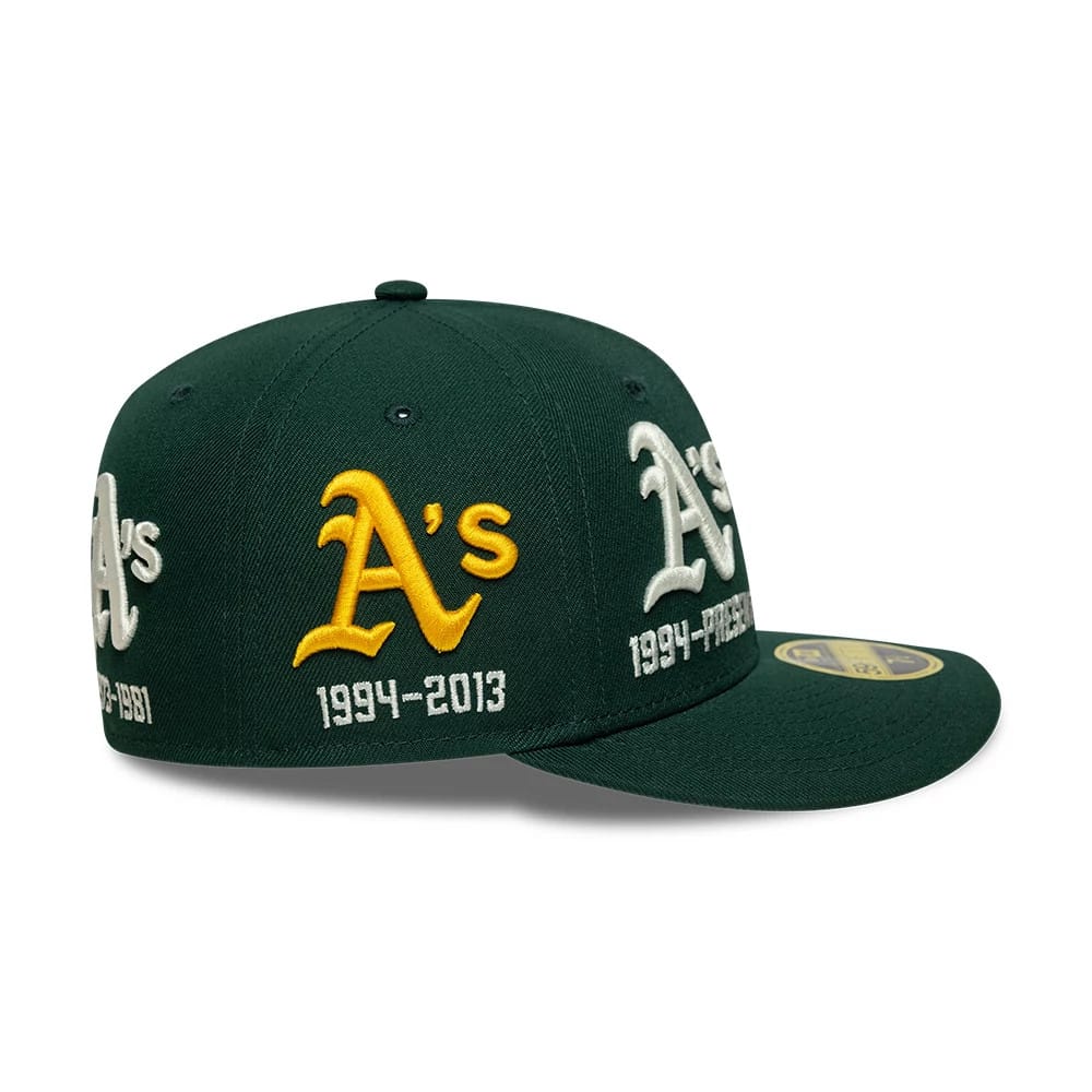 Athletics MLB Historic Dark Green Low Profile 59FIFTY Fitted Cap-kentox