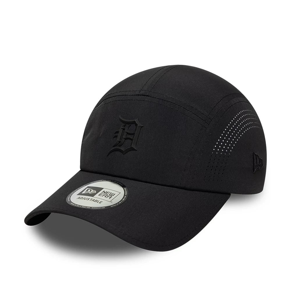 Detroit Tigers MLB Tech Midi Black Runner Adjustable Cap-kentox