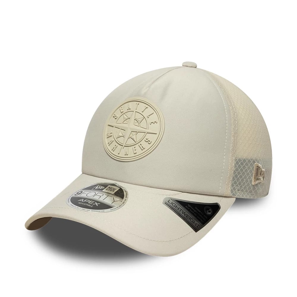 Seattle Mariners MLB Sporty Cream 9FORTY Apex Adjustable Cap-kentox