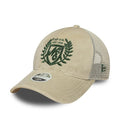 Womens New Era Velour Cream 9FORTY M-Crown A-Frame Trucker Adjustable Cap-kentox