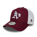 Athletics MLB League Essential Dark Red 9FORTY A-Frame Trucker Adjustable Cap-kentox