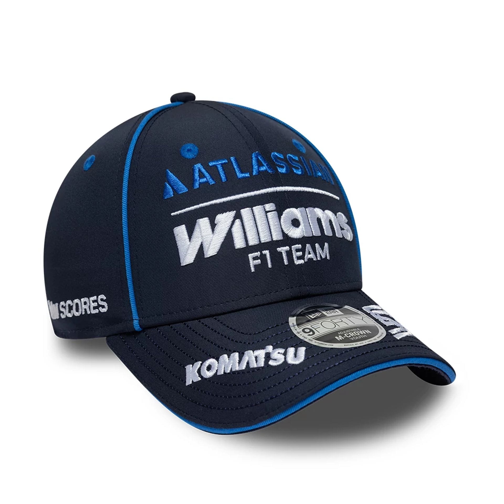 Youth Williams Carlos Sainz Navy 9FORTY M-Crown Adjustable Cap-kentox