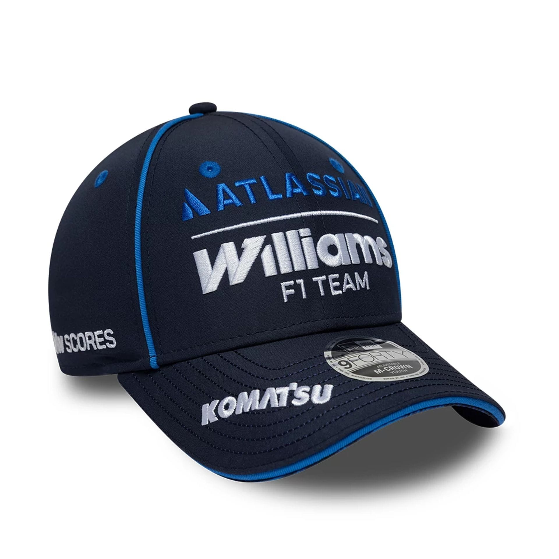 Youth Williams Team Navy 9FORTY M-Crown Adjustable Cap-kentox