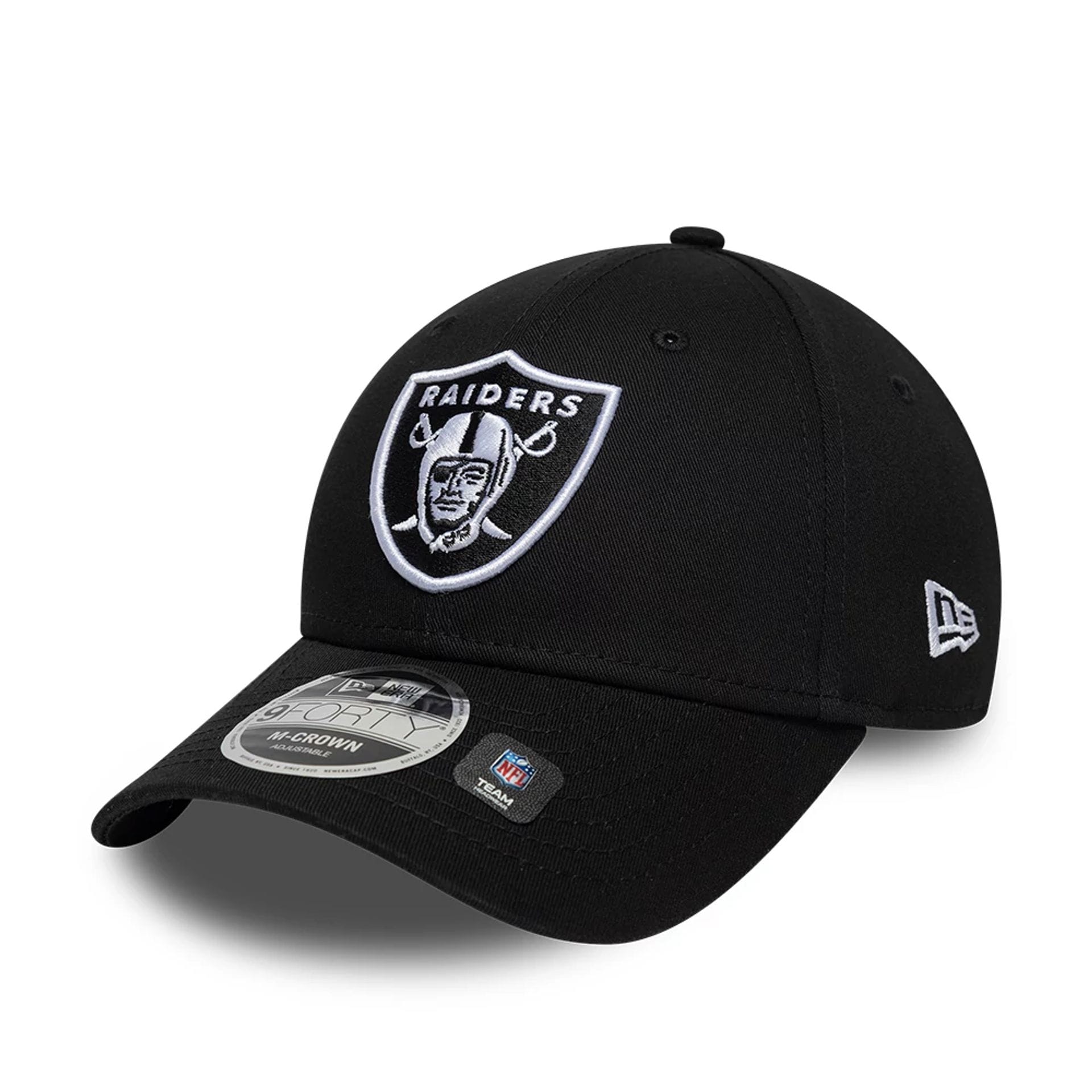 Las Vegas Raiders NFL Black 9FORTY M-Crown Adjustable Cap-kentox