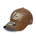 Vespa Crinkle PU Dark Brown 9FORTY Adjustable Cap-kentox