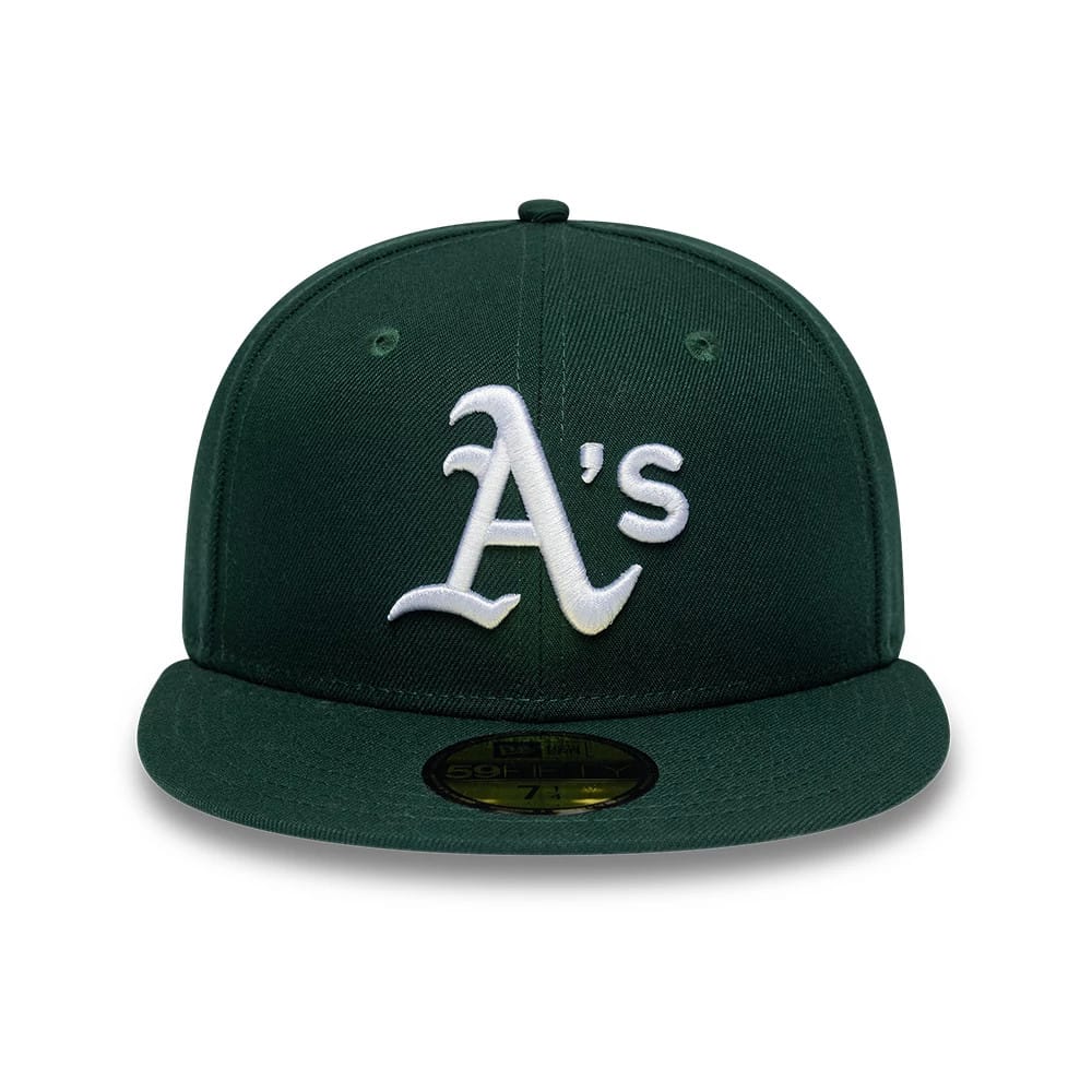 Athletics MLB League Essential Dark Green 59FIFTY Fitted Cap-kentox