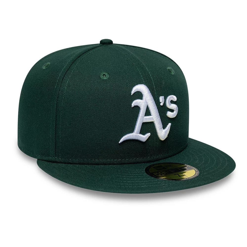 Athletics MLB League Essential Dark Green 59FIFTY Fitted Cap-kentox