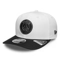 Paris Saint Germain Metallic White 9SEVENTY Stretch Snap Adjustable Cap-kentox