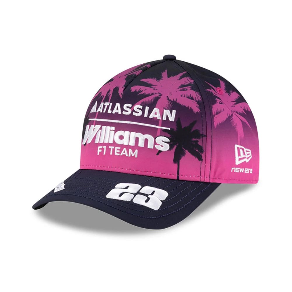 Williams Alex Albon Miami Navy 9FORTY M-Crown A-Frame Adjustable Cap-kentox