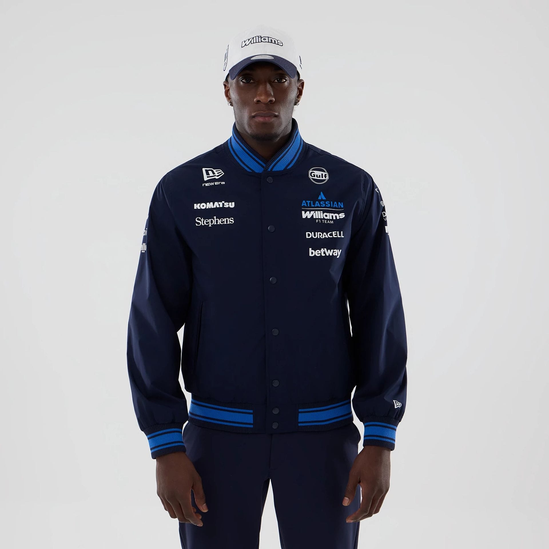 Williams Navy Varsity Jacket-kentox