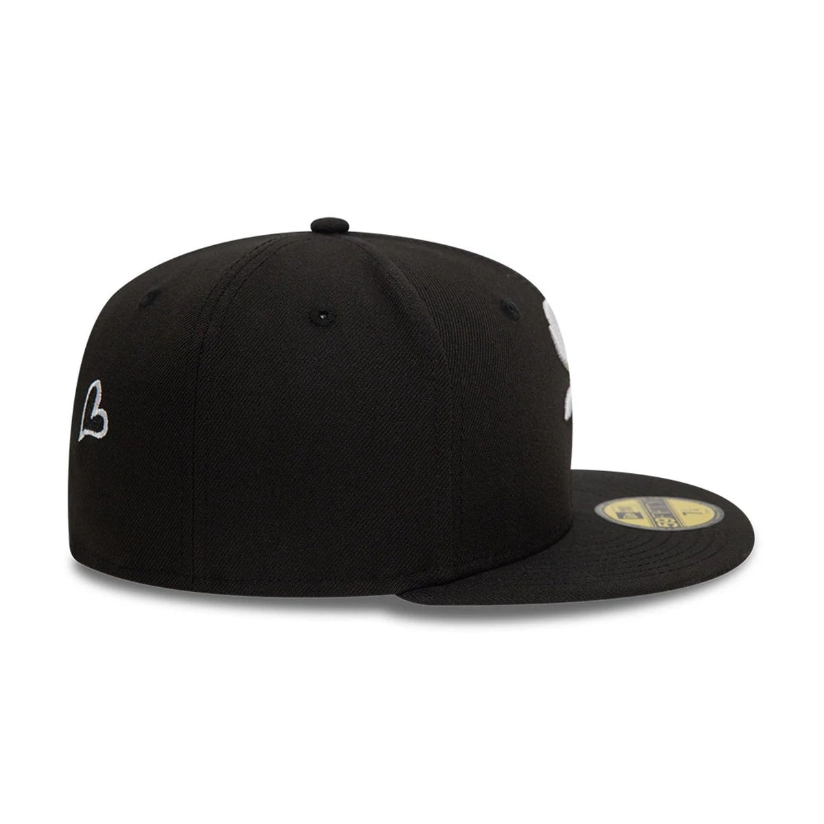 Chicago White Sox MLB Heart Icon Black 59FIFTY Fitted Cap-kentox