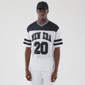 New Era Mesh White Oversized T-Shirt-kentox