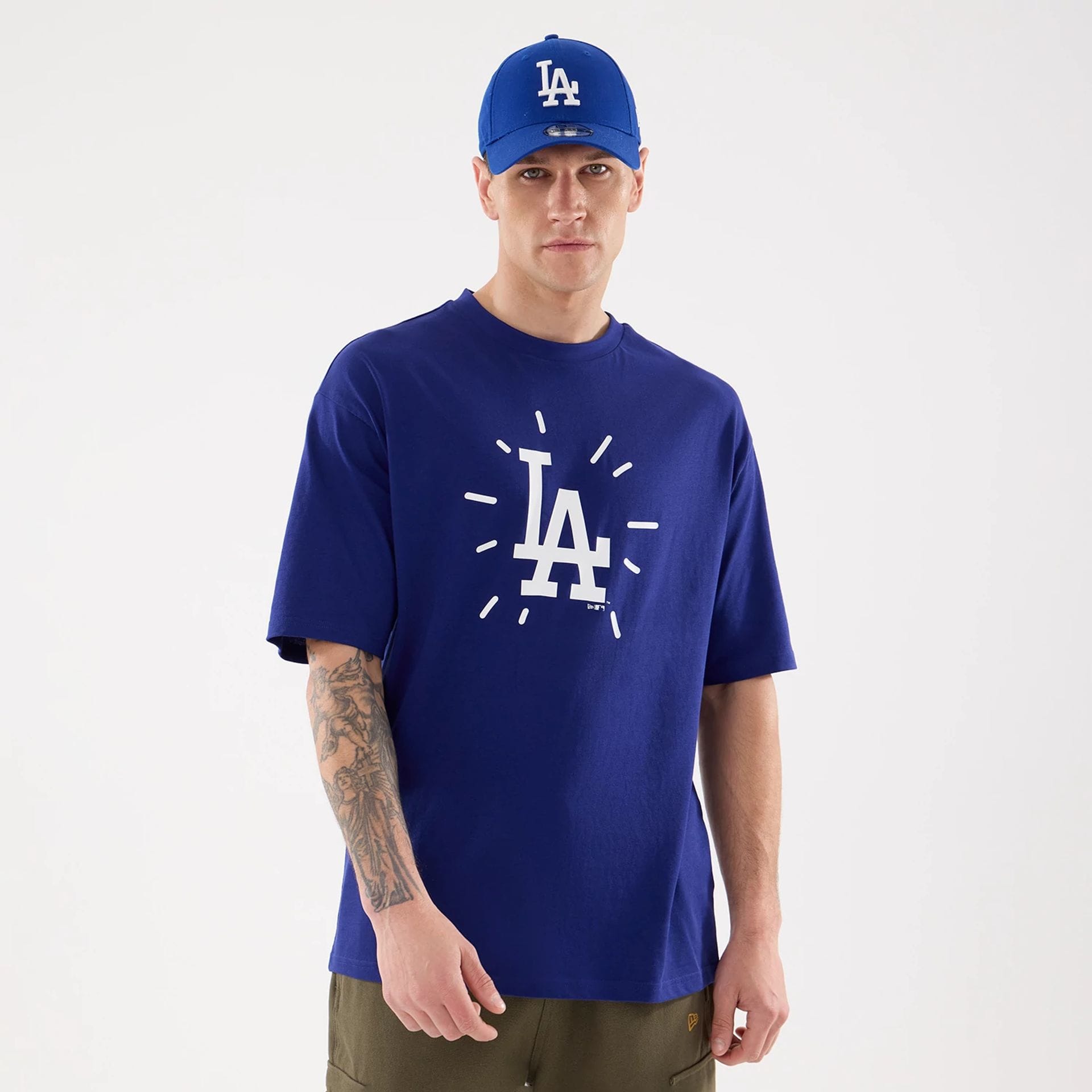 LA Dodgers MLB 59FIFTY Day Graphic Dark Blue T-Shirt-kentox