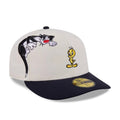 Multi Character Looney Tunes Pwetty Cat Beige & Navy 59FIFTY Fitted Cap-kentox