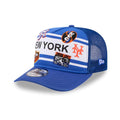 Mets MLB X Coming To America Blue 9FIFTY A-Frame Snapback Adjustable Cap-kentox