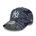 New York Yankees MLB Distressed Denim Navy 9FORTY E-Frame Adjustable Cap-kentox
