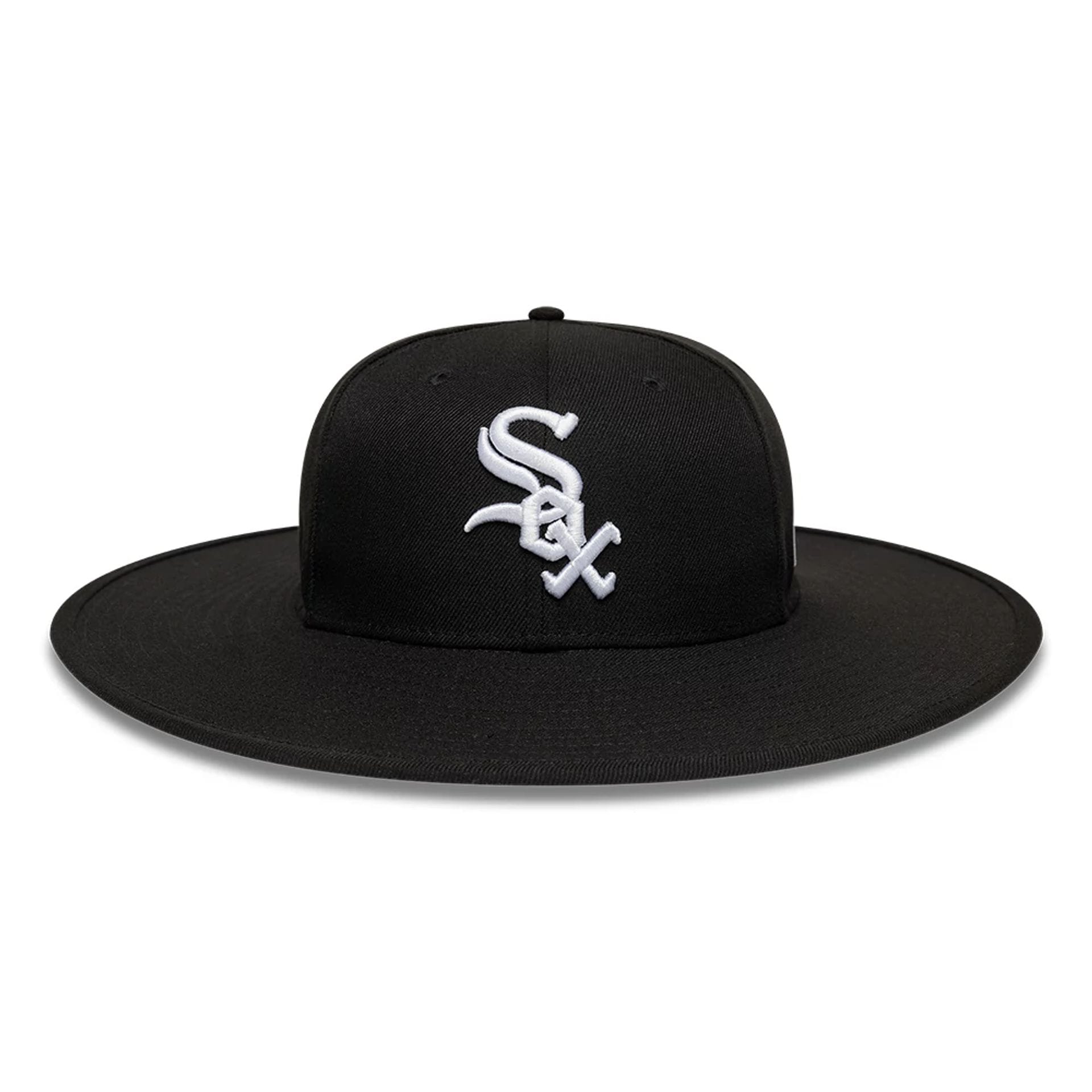 Chicago White Sox MLB 6 Panel Black Fitted Bucket Hat-kentox
