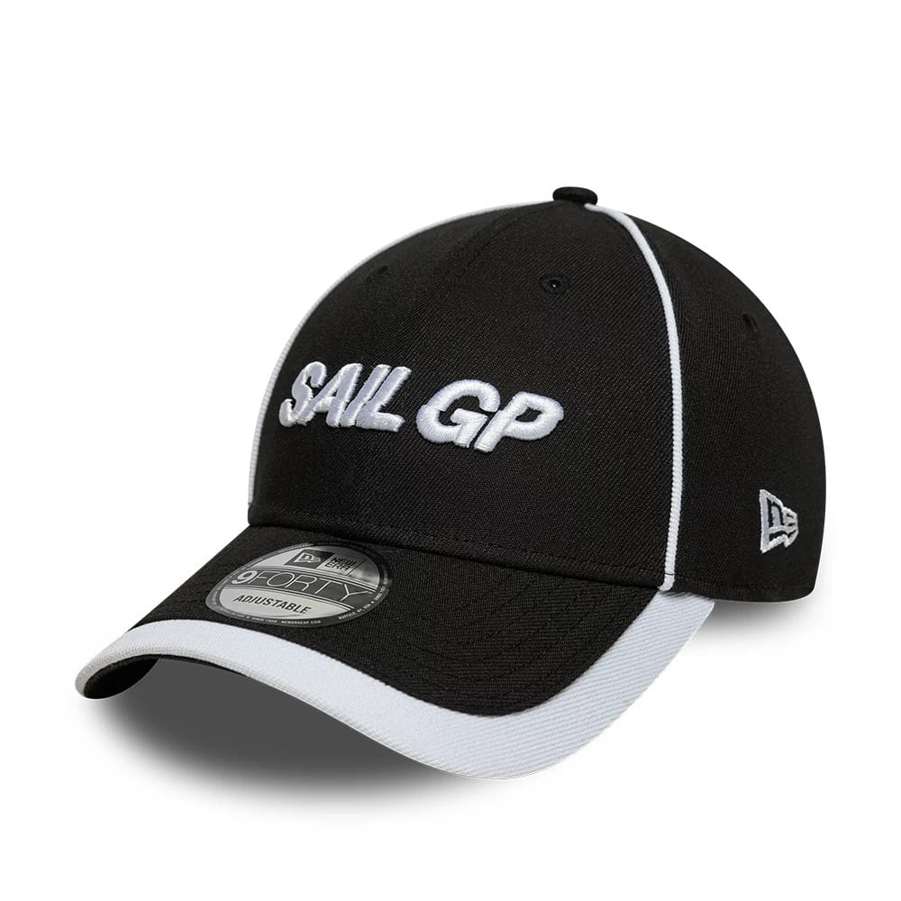 Repreve® Sail GP Piping Black 9FORTY Adjustable Cap-kentox
