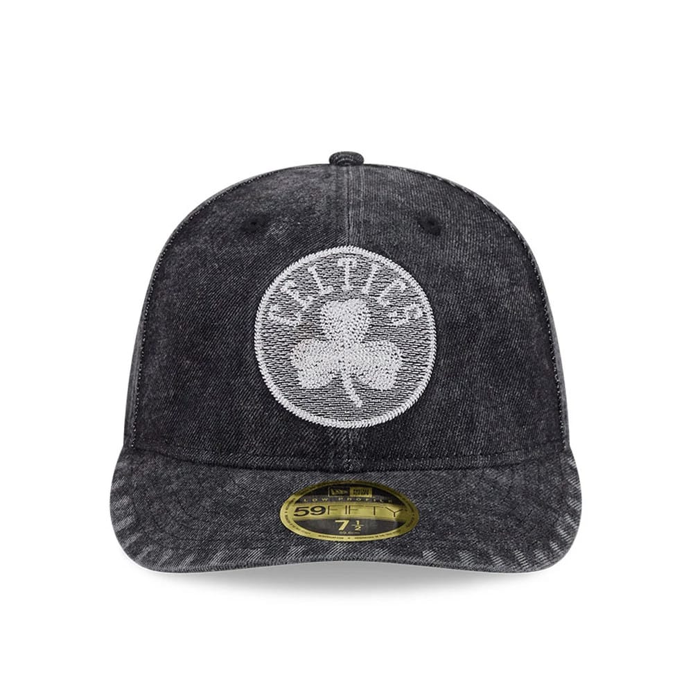Boston Celtics NBA 59FIFTY Day Black Low Profile 59FIFTY Fitted Cap-kentox