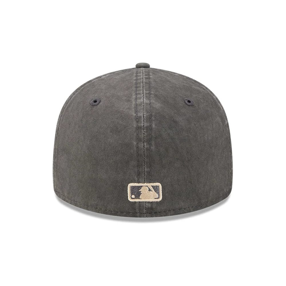 Atlanta Braves MLB 59FIFTY Day Black Retro Crown 59FIFTY Fitted Cap-kentox